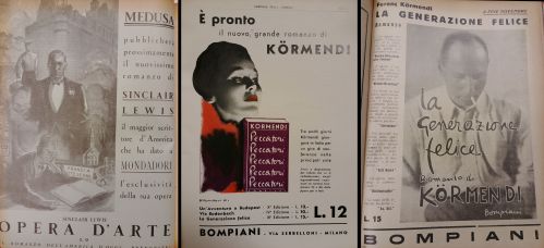 1934-36: Nonostante autori e titoli in traduzione dall’estero fossero fortemente osteggiati dagli organi fascisti, gli editori si mostrano capaci di aggirare la censura attraverso alcuni escamotages e di controbilanciare il favore delle autorità con la pubblicazione di un gran numero di autori italiani.
